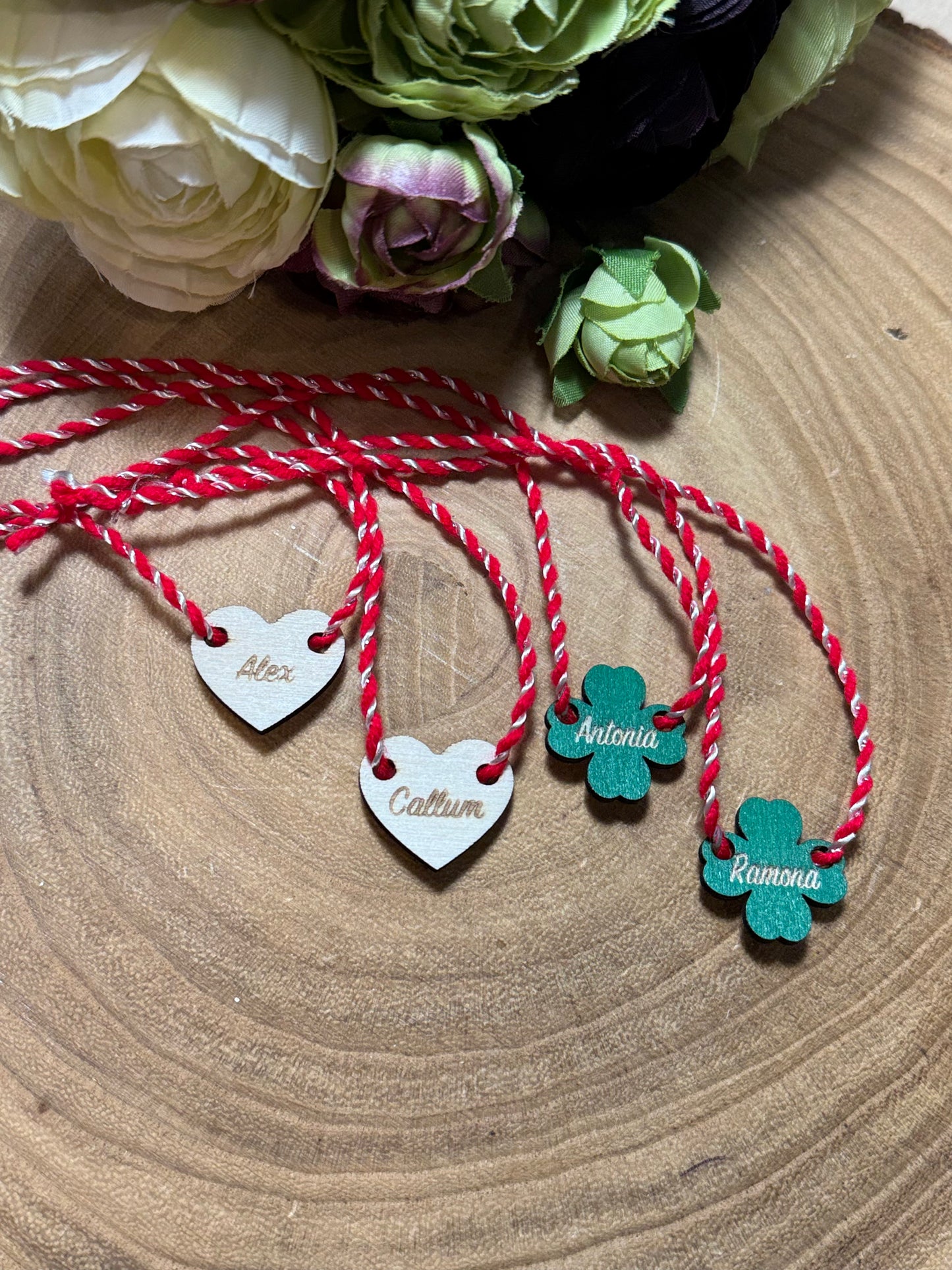 Personalised Martenitsa, Мартеница, Martenica bracelet, Martisor