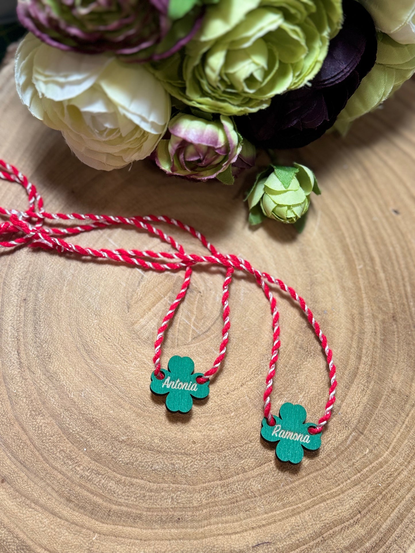 Personalised Martenitsa, Мартеница, Martenica bracelet, Martisor