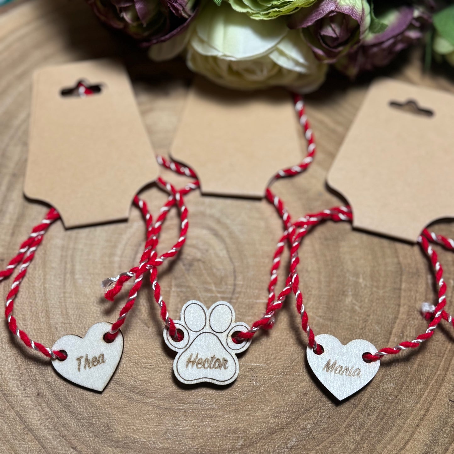 Personalised Martenitsa, Мартеница, Martenica bracelet, Martisor