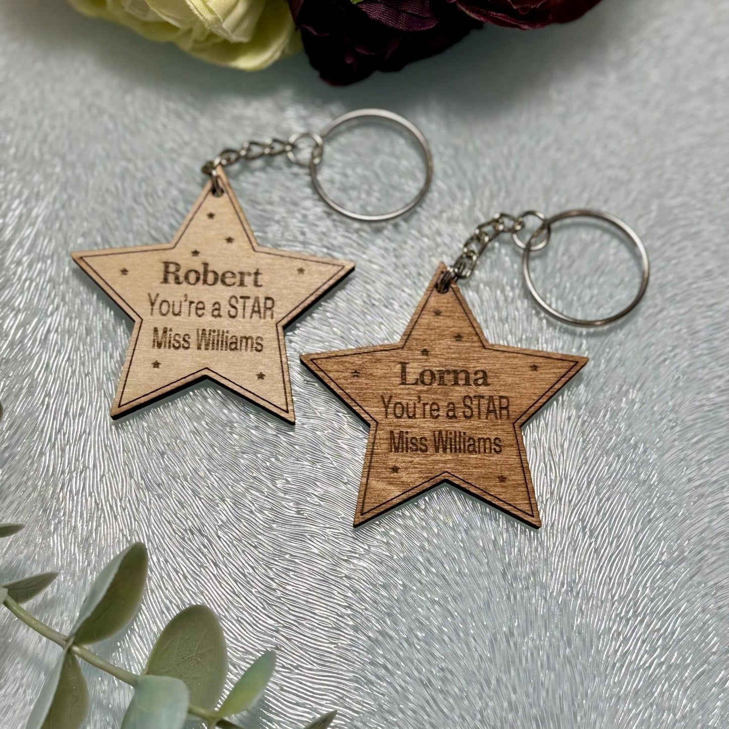 School Leaver Keyring, End of Year Gift From Teacher