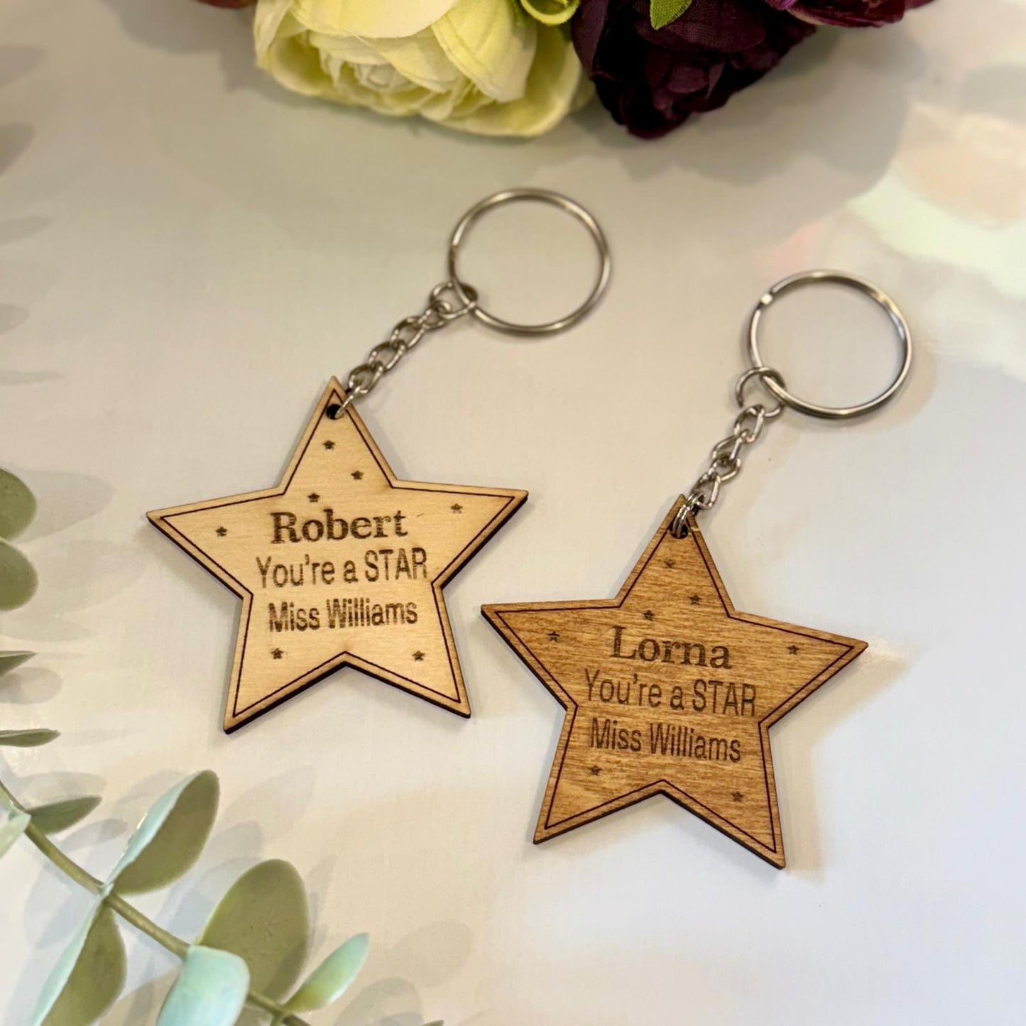 School Leaver Keyring, End of Year Gift From Teacher