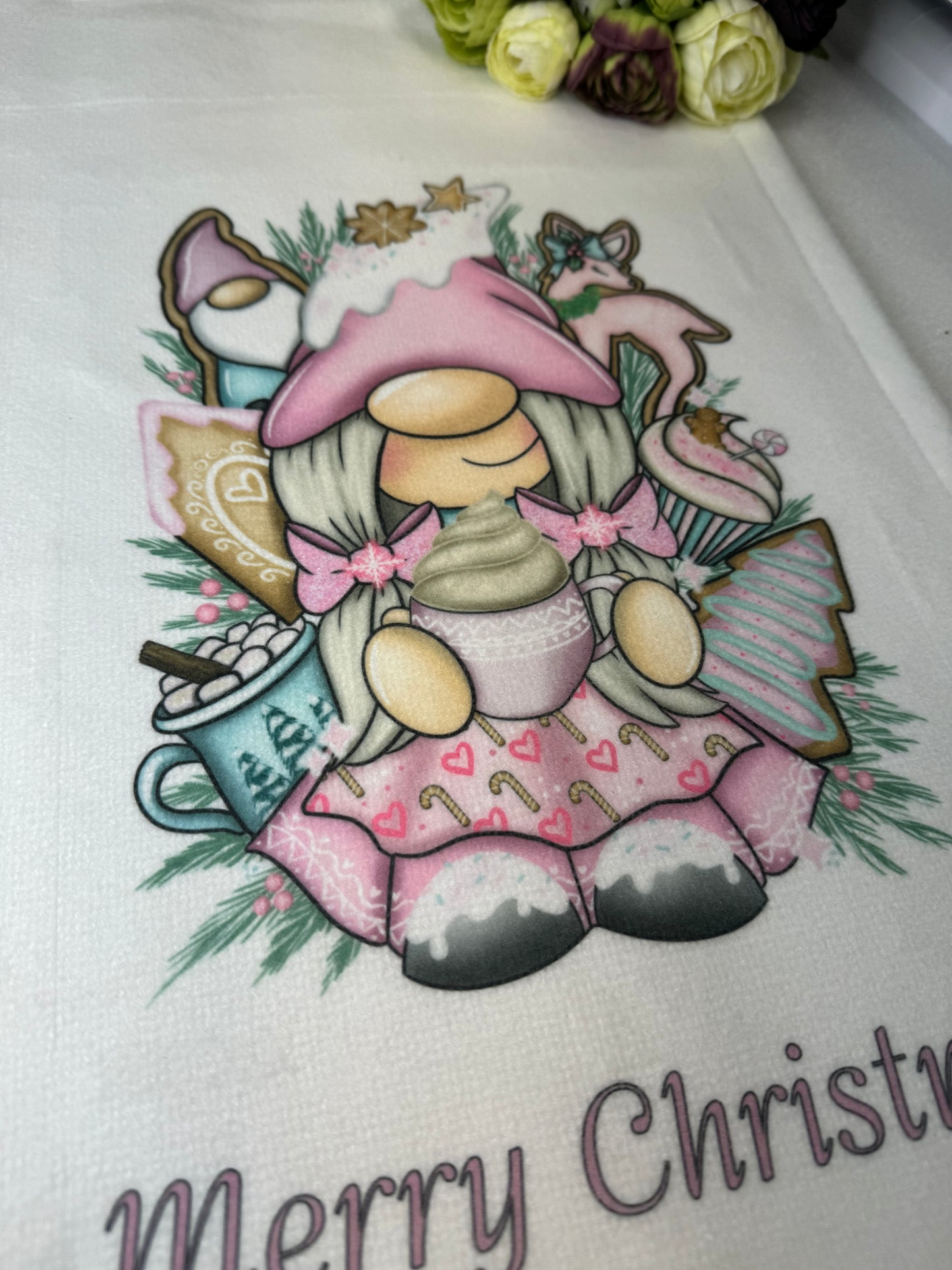 Personalised Christmas Towel, Gonkette