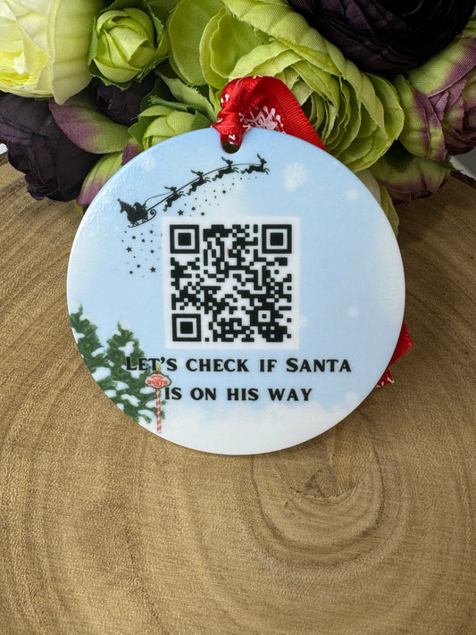 Santa Tracking ornament