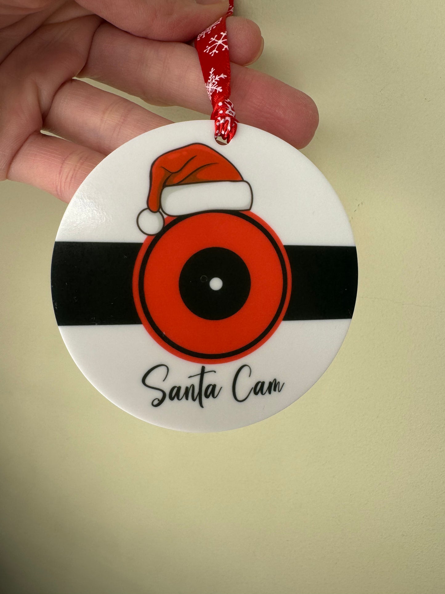Santa Cam ornament