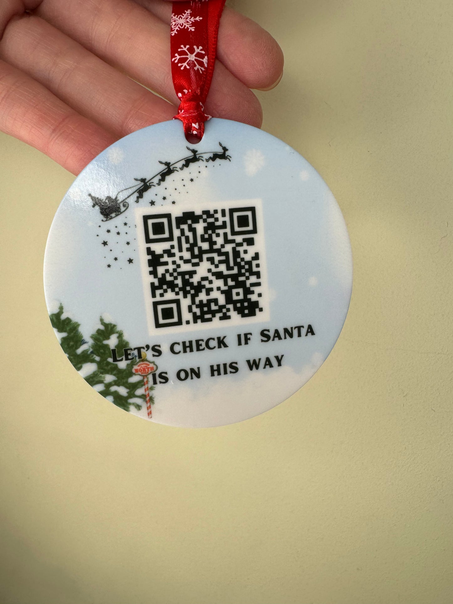 Santa Tracking ornament