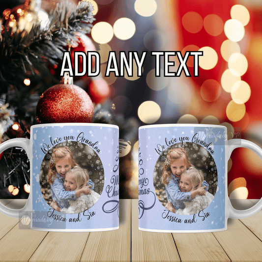 Personalised Christmas Mug With Pictures