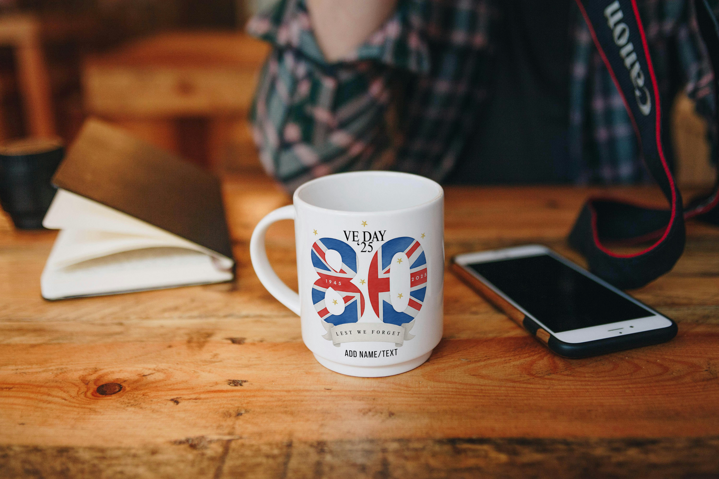 Personalised VE Day 80th Anniversary Mug