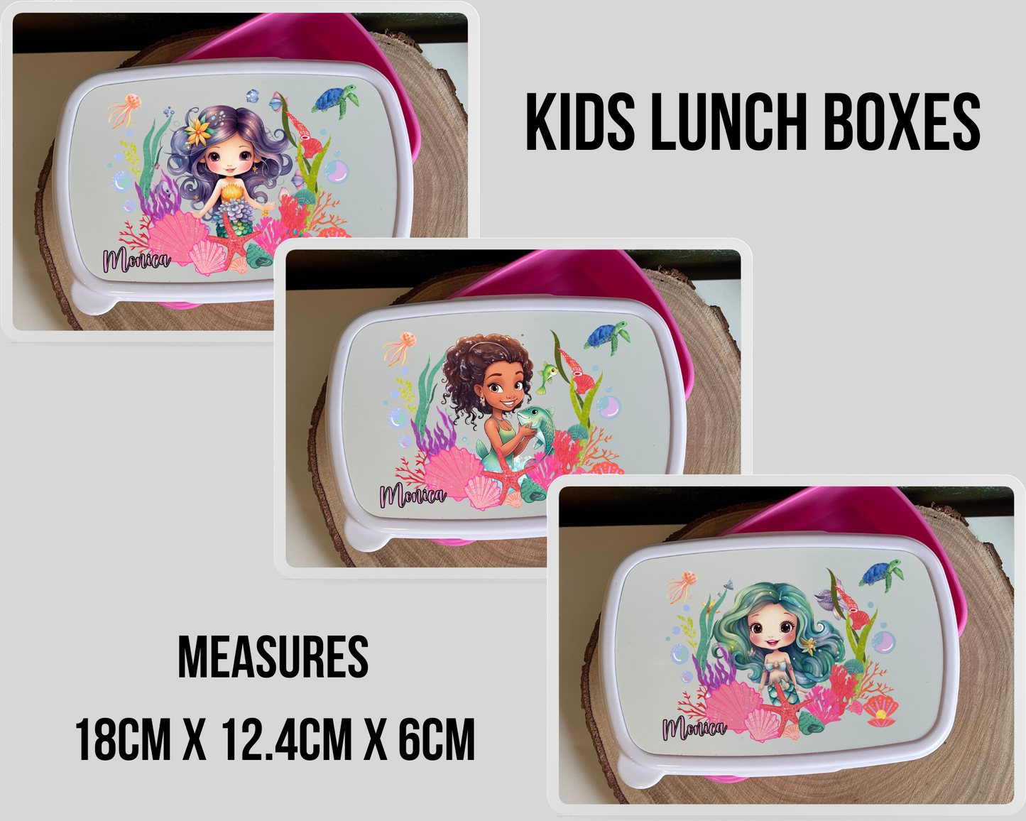 Personalised Lunch Box Mermaid