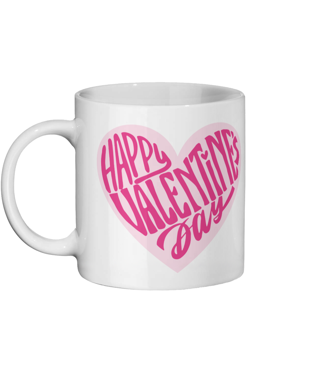 Valentine's Day Mug With Picture and a Matching coaster