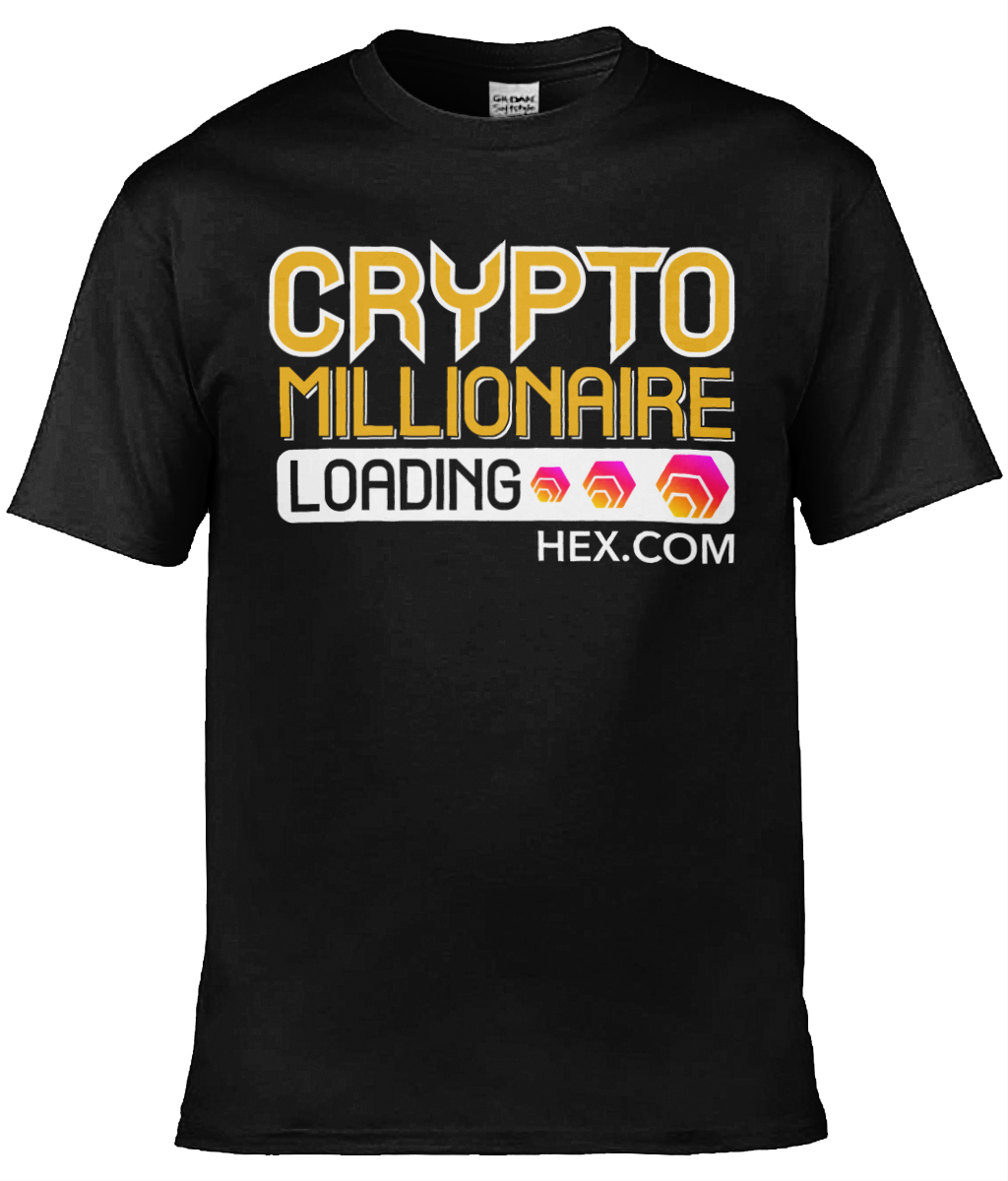 Crypto Millionaire T-shirt, HEX Unisex T-shirt