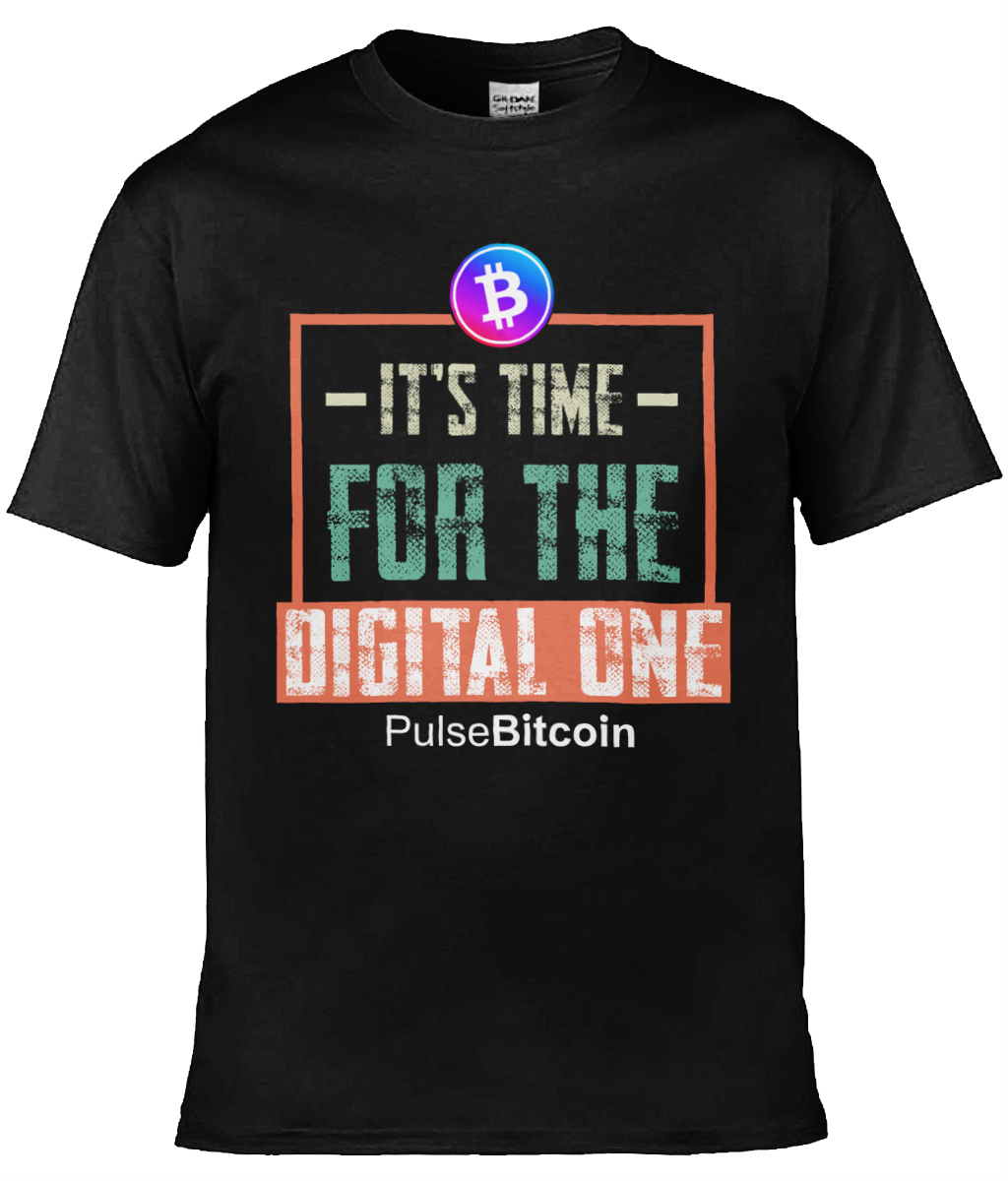 It's Time for The Digital One T-shirt, PulseBitcoin Unisex T-shirt