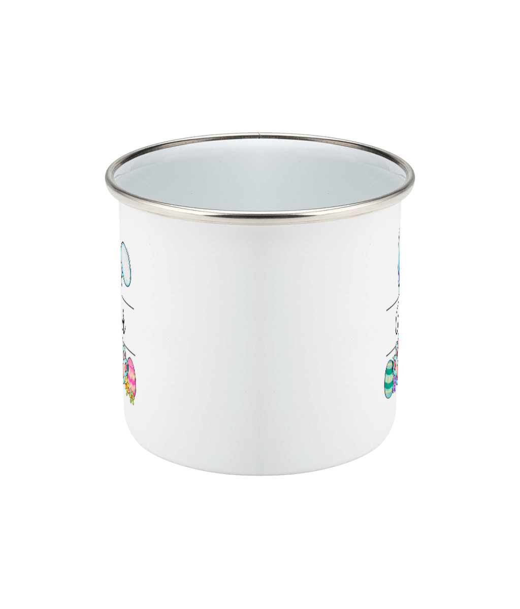 Personalised Easter Enamel Mug