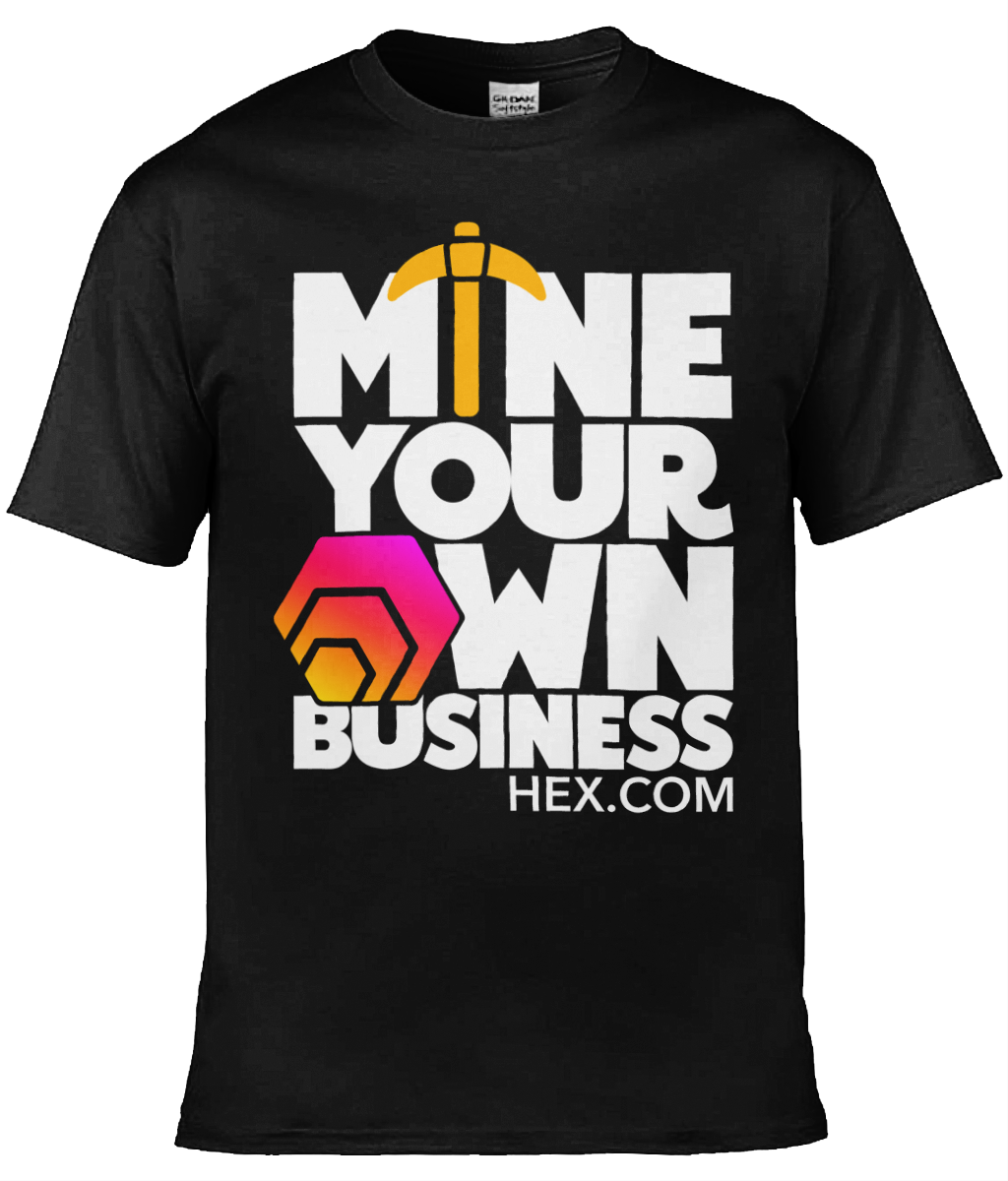 Mine Your Own Business T-shirt, HEX Unisex T-shirt