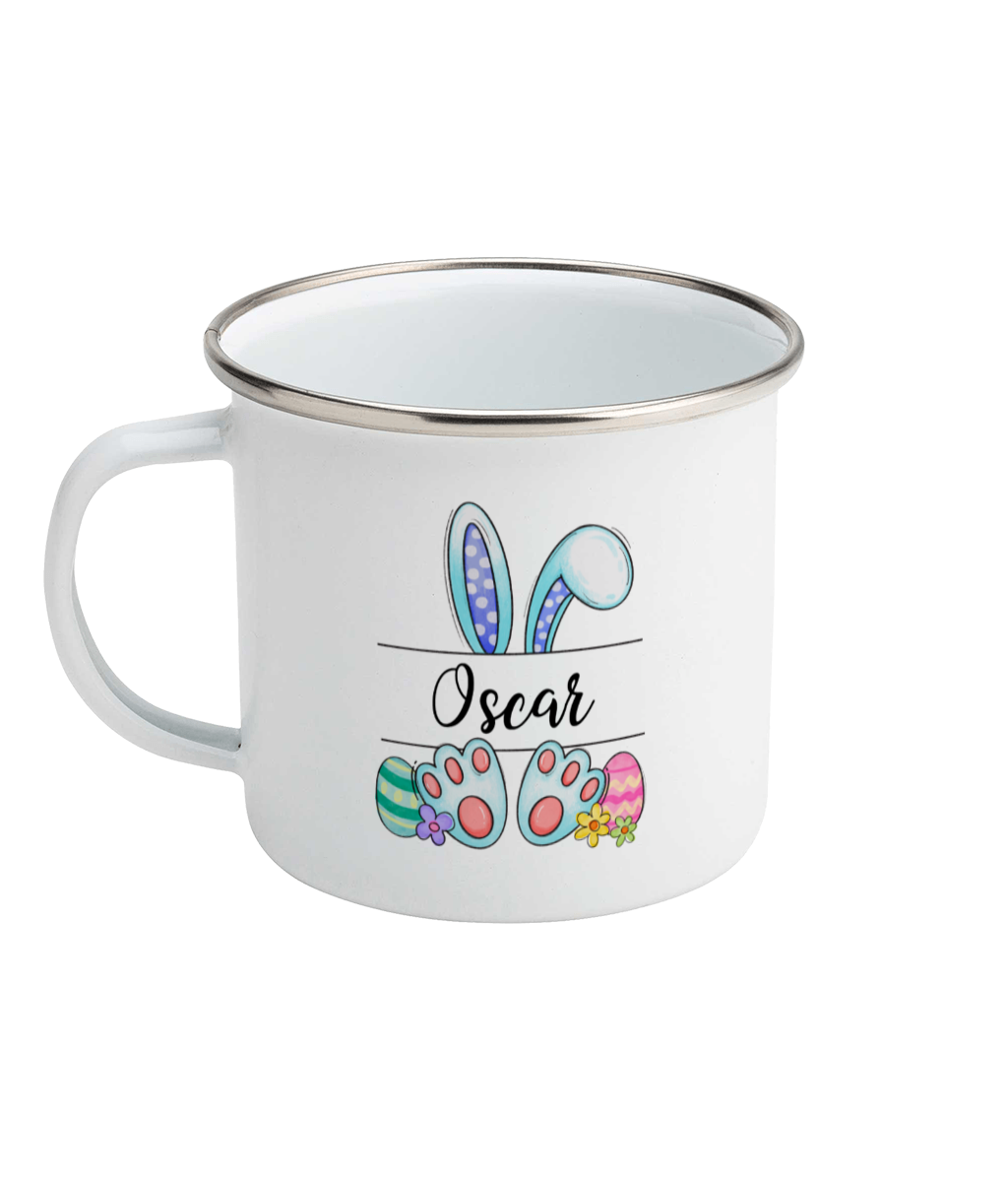 Personalised Easter Enamel Mug