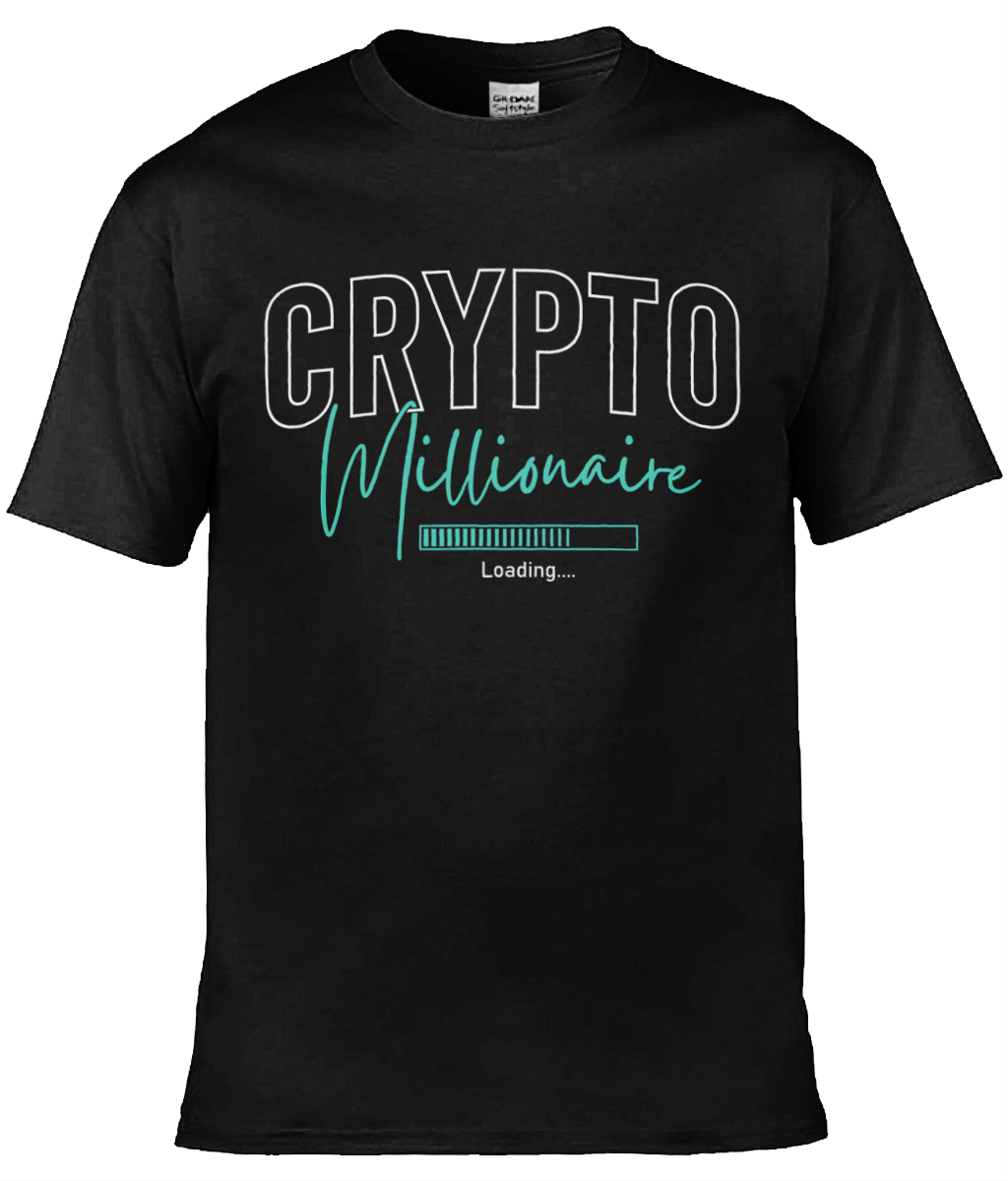 Crypto Millionaire T-shirt, Unisex T-shirt