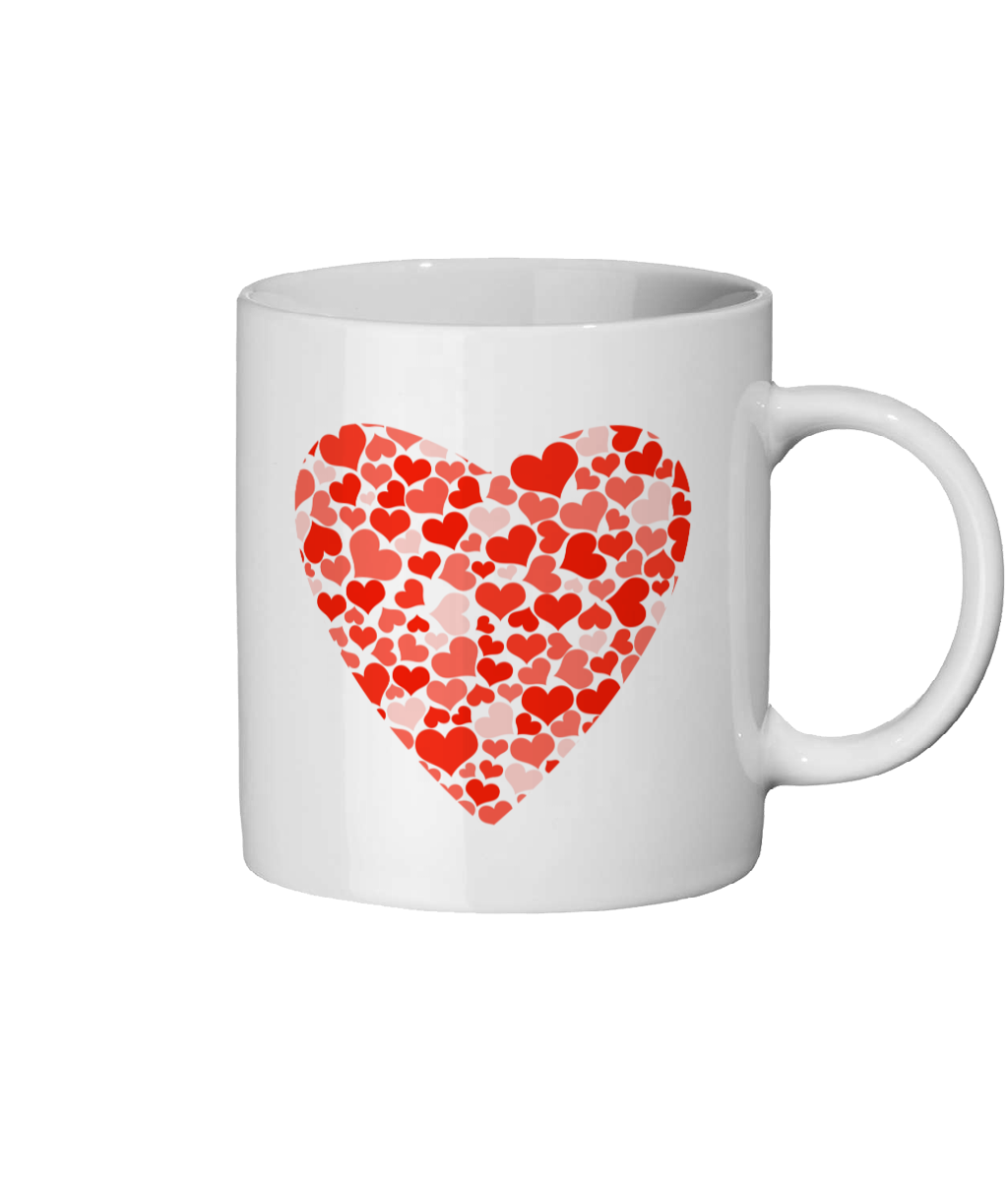 Set of 2 Personalised Hers His Mugs with Names, Valentine's Day Gift