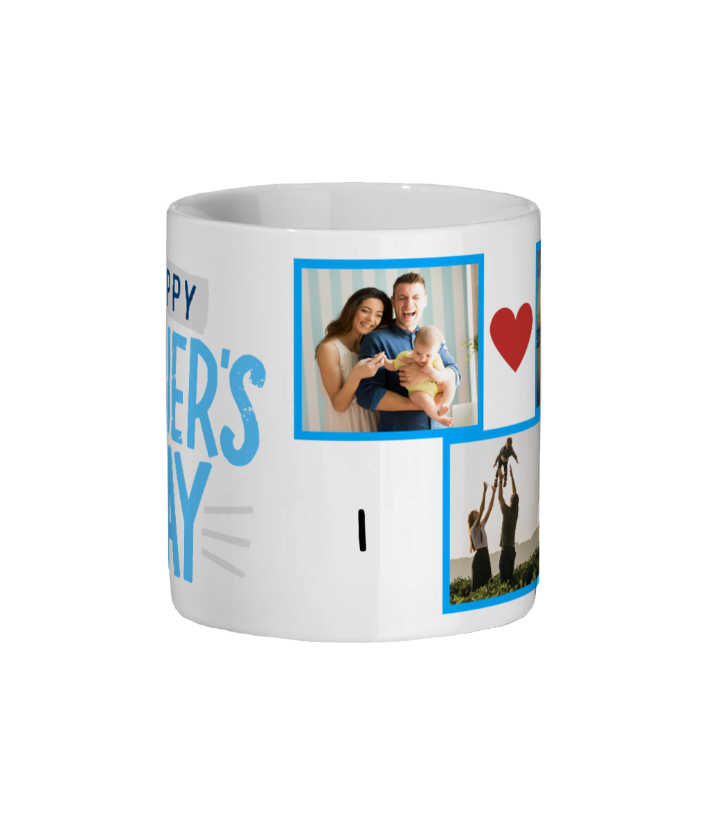 Personalised Dad's Mug With Pictures