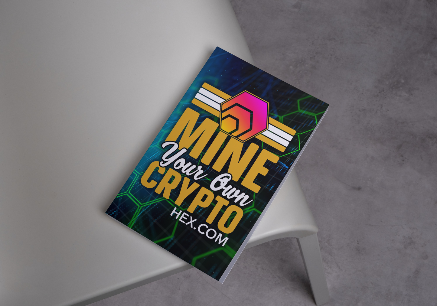Crypto HEX Notebook and Weekly Planner, Mine Your Own Crypto Journal
