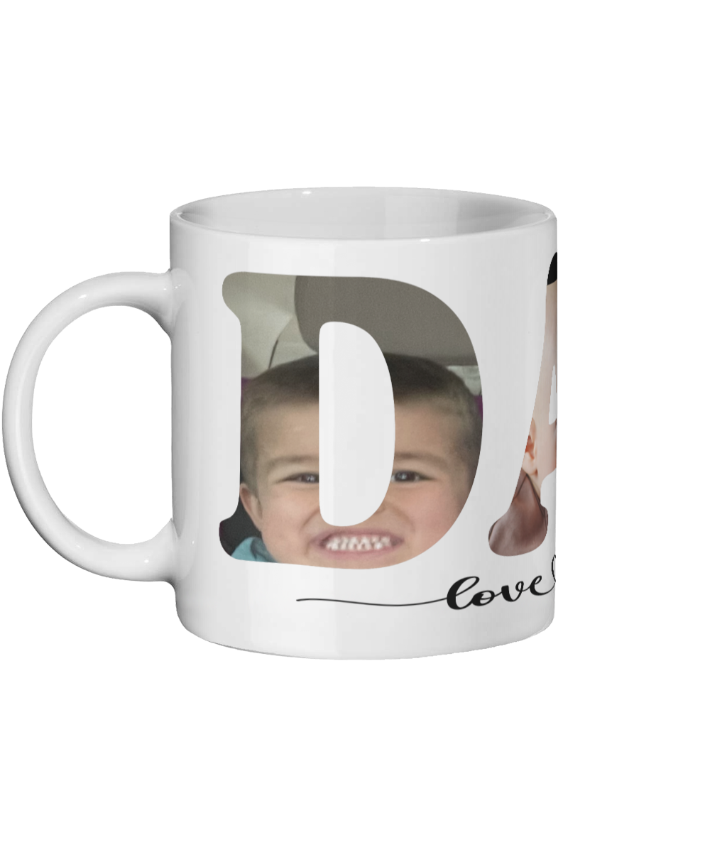 Personalised Dad Mug With Pictures