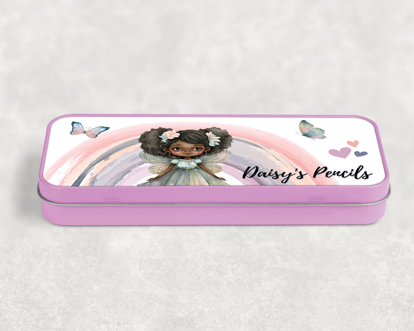 Personalised Fairy Pencil Case Tin