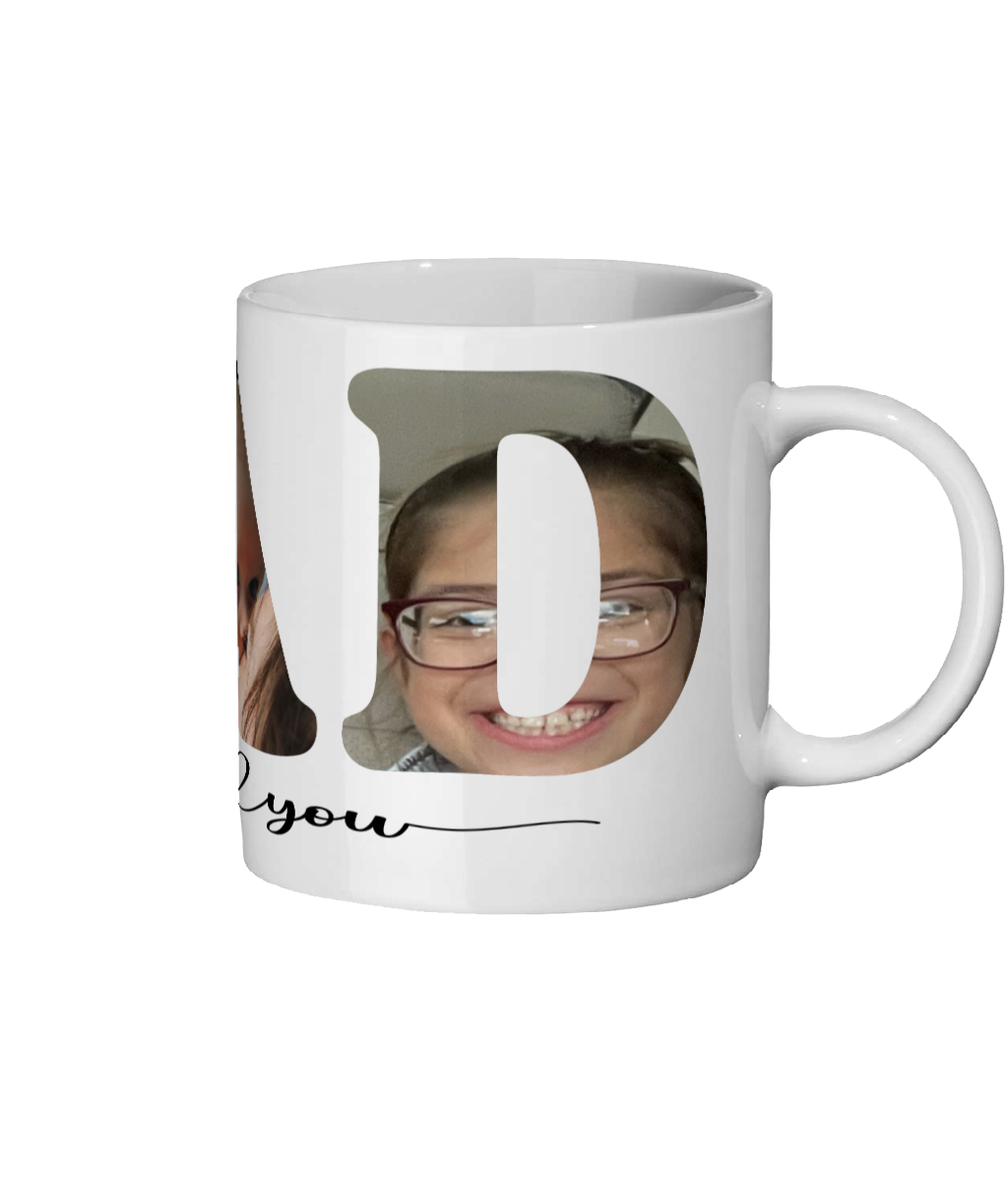 Personalised Dad Mug With Pictures