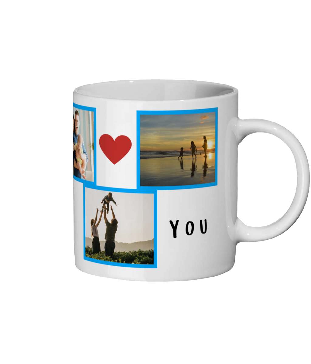 Personalised Dad's Mug With Pictures