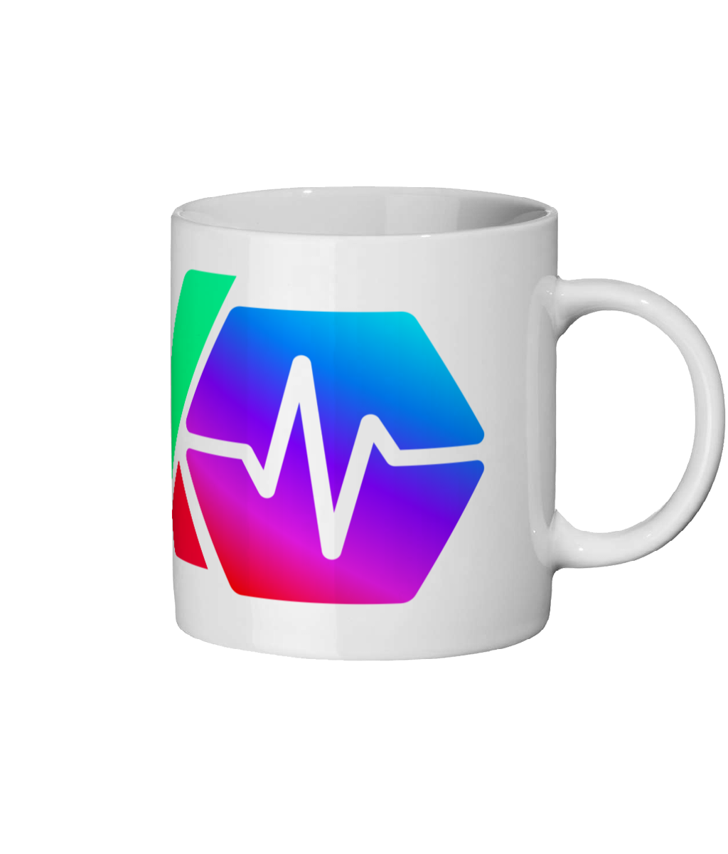 HEX Pulsechain PulseX Coffee Mug, Crypto Mug
