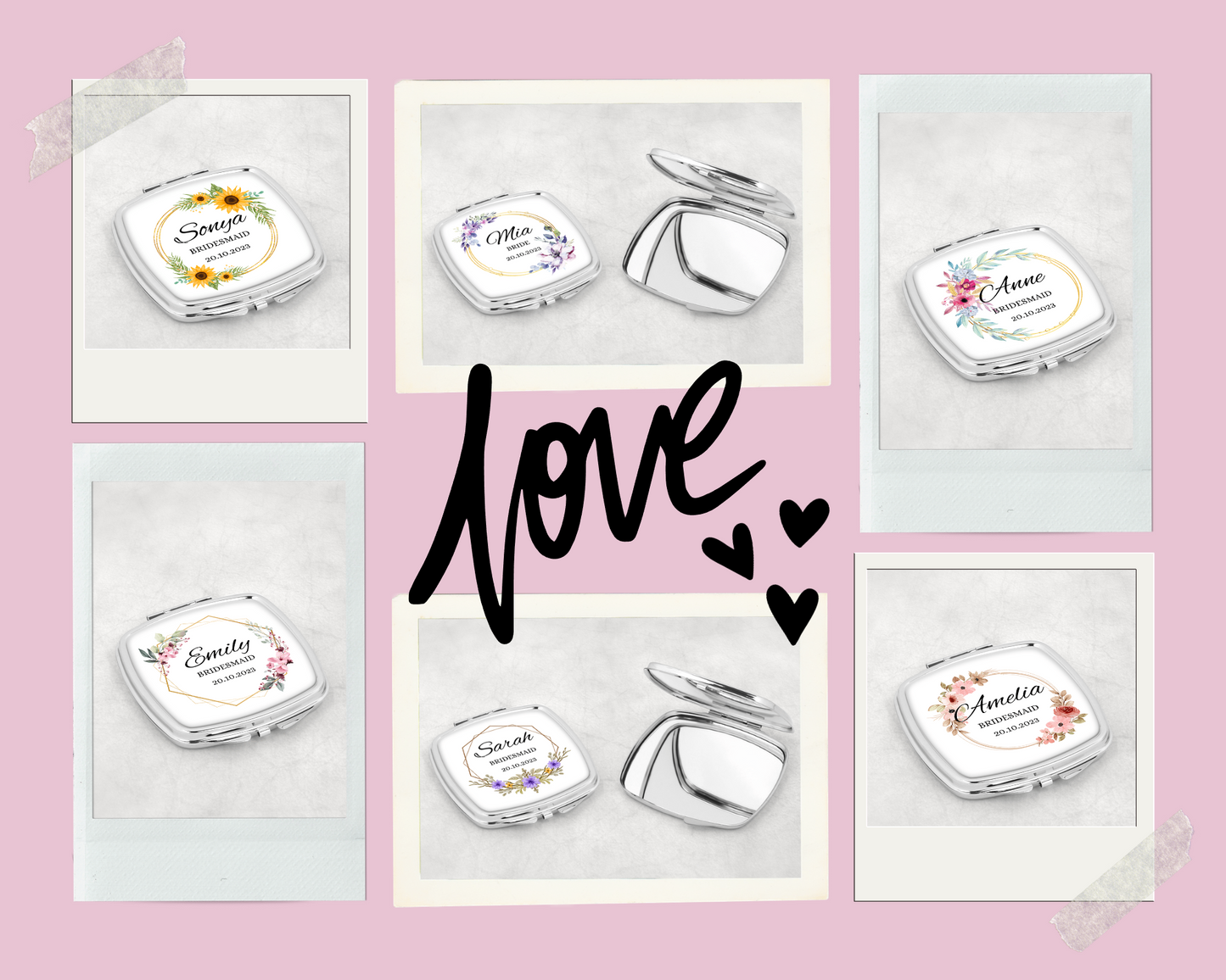 Compact Mirror With a Box