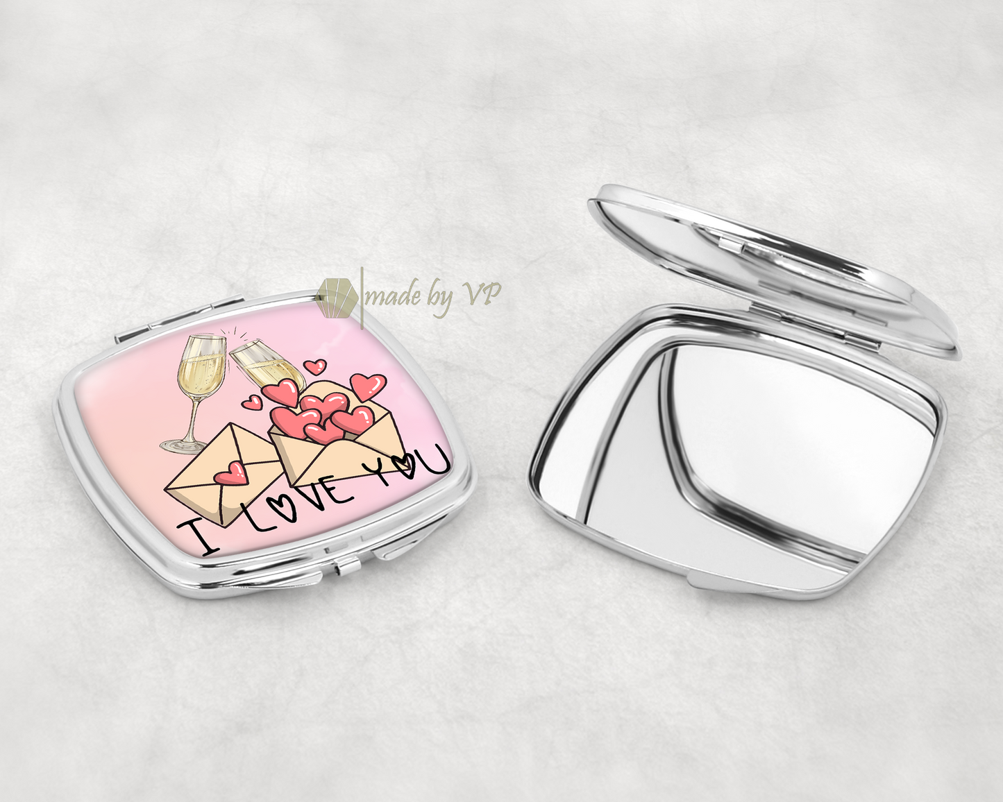 Compact Mirror With a Box
