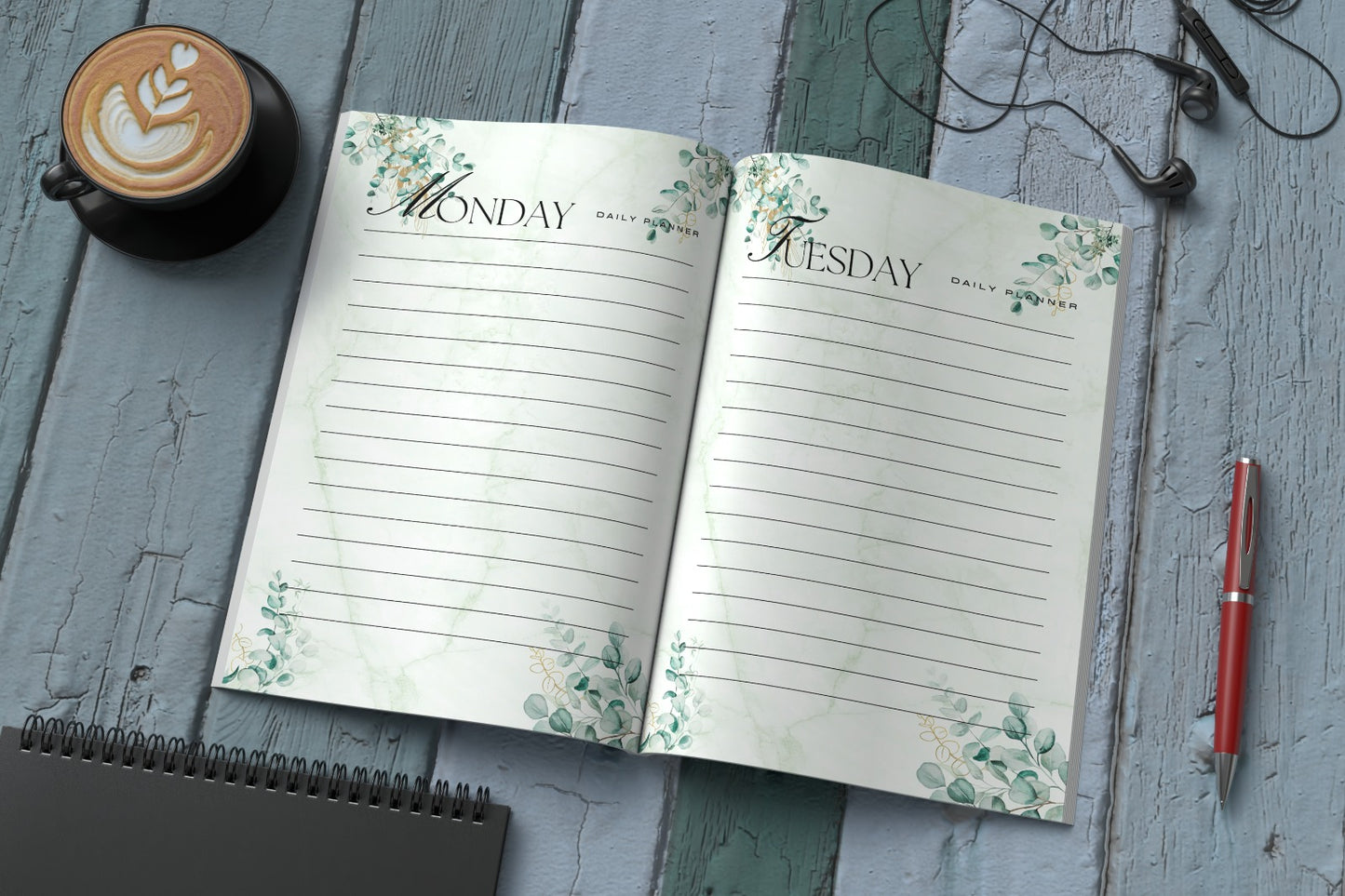 Daily Planner Notebook