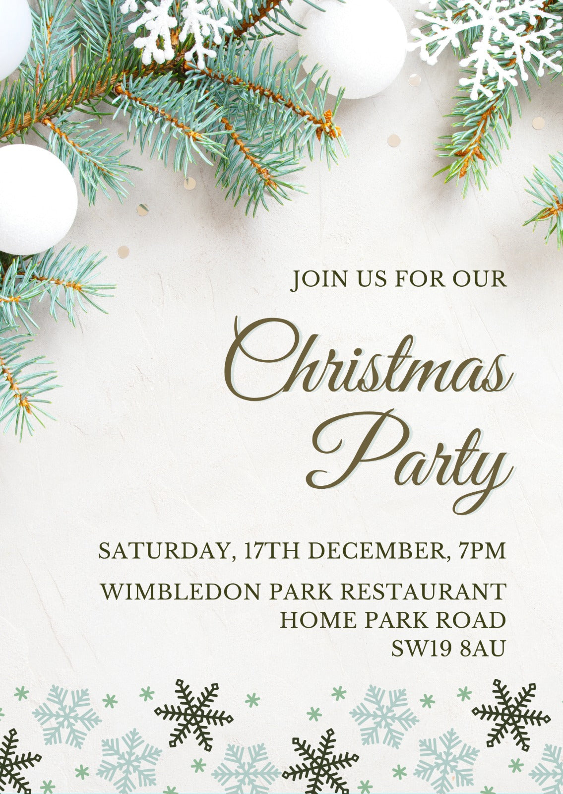 Christmas Party Invitation