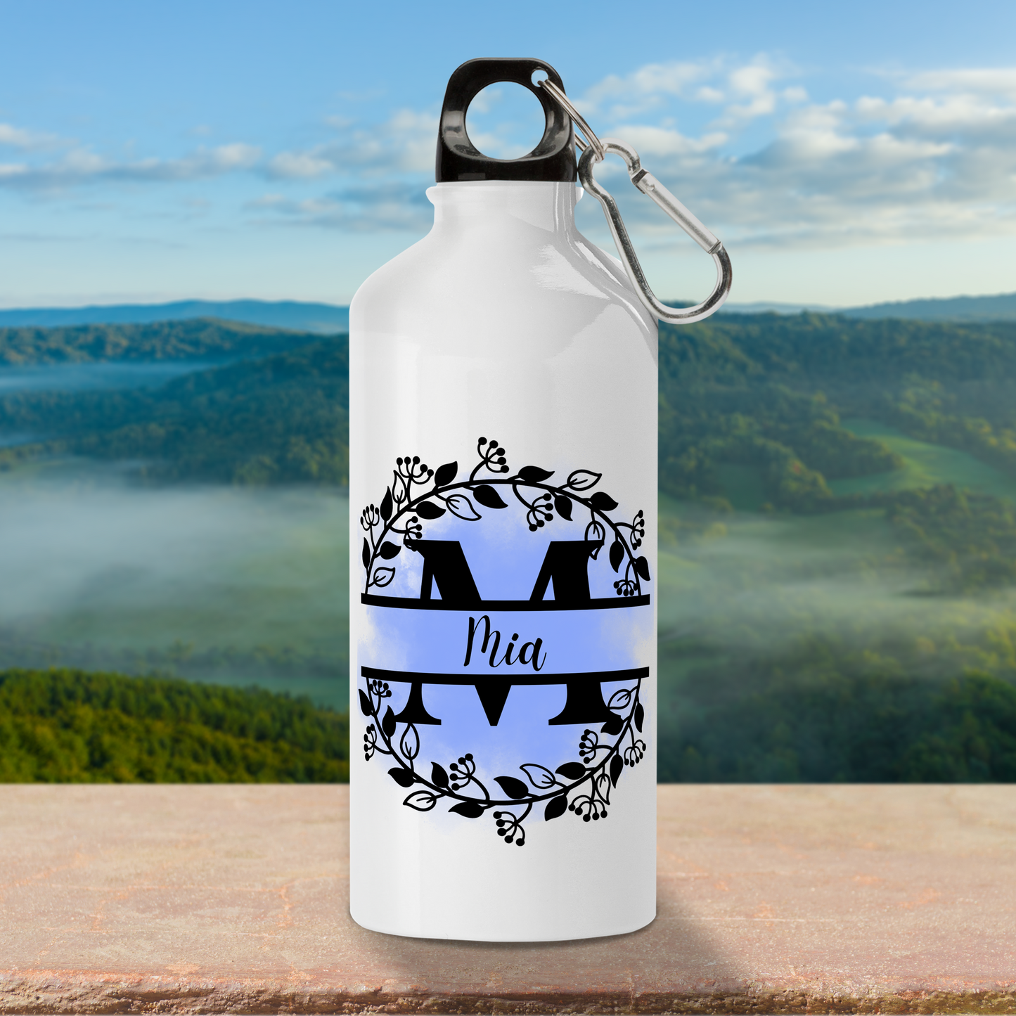 Personalised Watter Bottle Split Letter