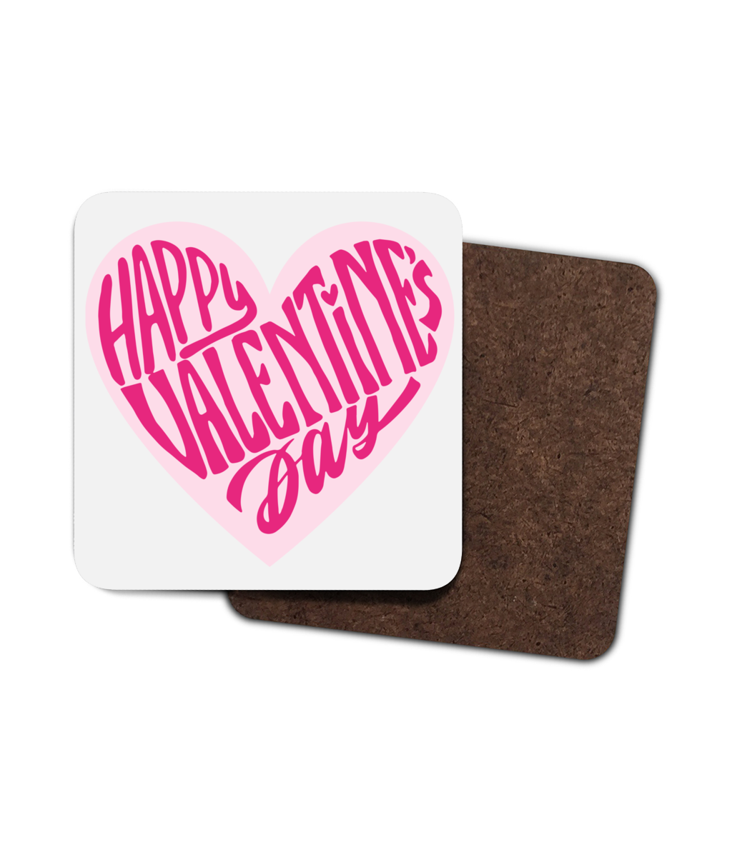 Valentine's Day Mug With Picture and a Matching coaster