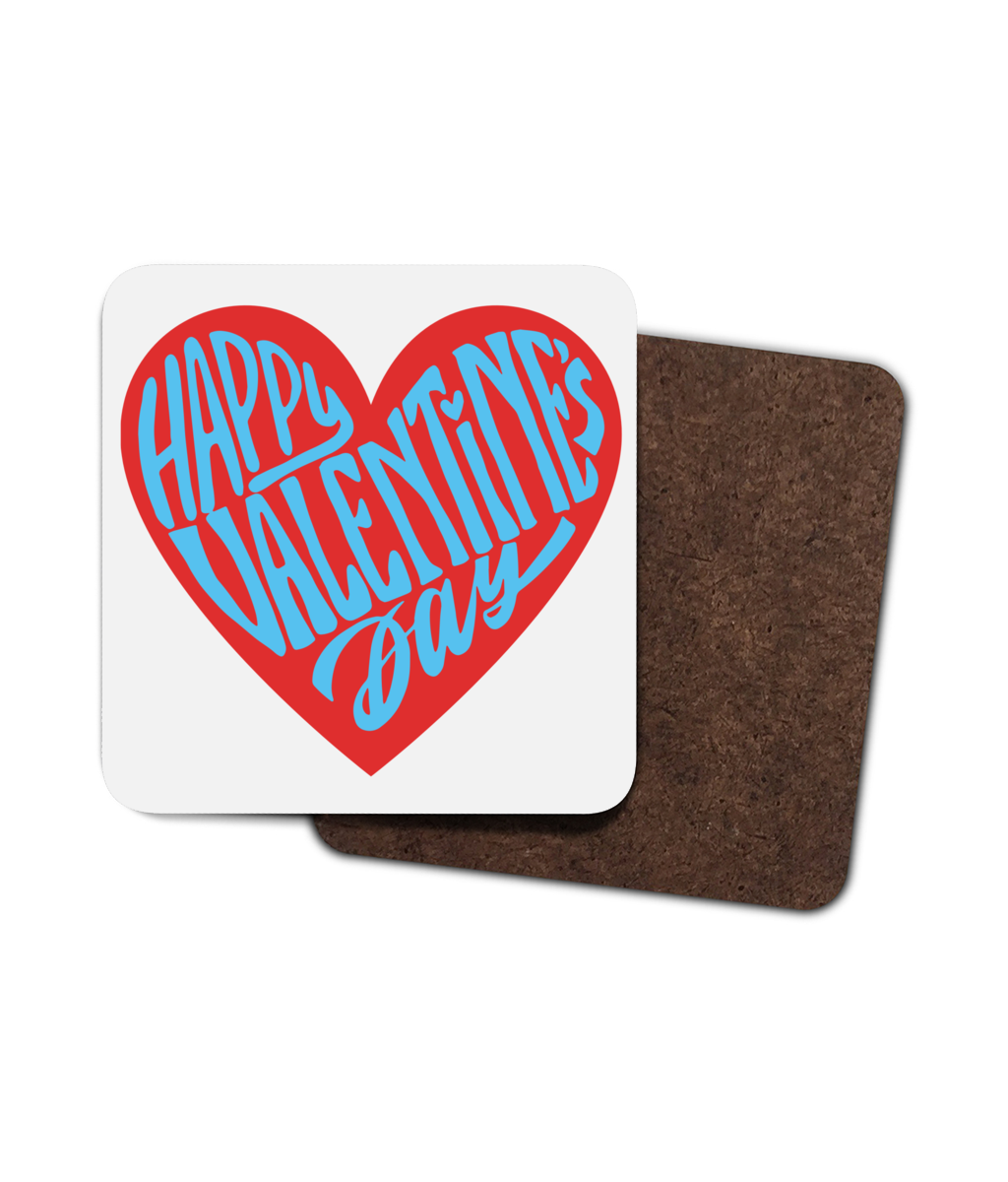 Valentine's Day Mug With Picture and a Matching coaster