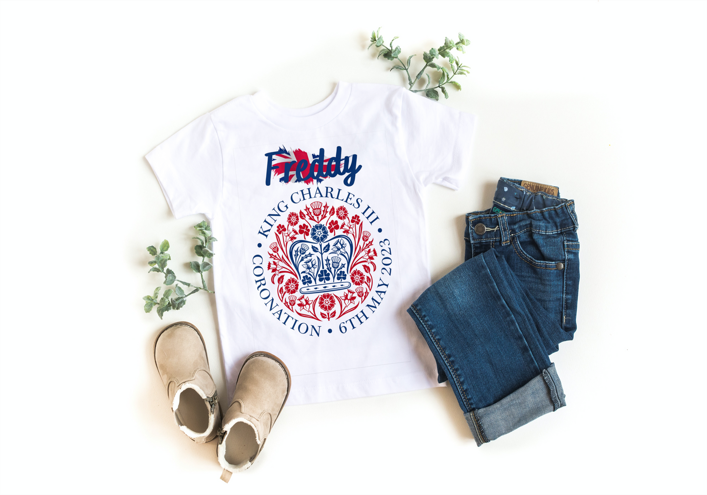 Coronation Day Toddler T-shirt, 0M-6Y, The Official Emblem