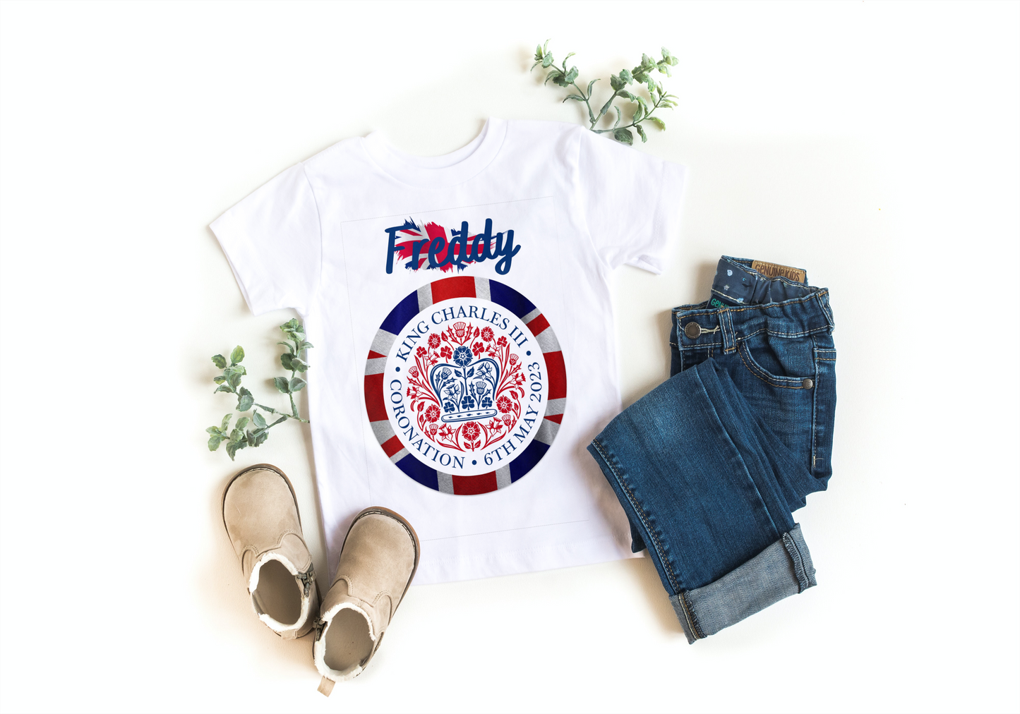 Coronation Day Toddler T-shirt, 0M-6Y, The Official Emblem