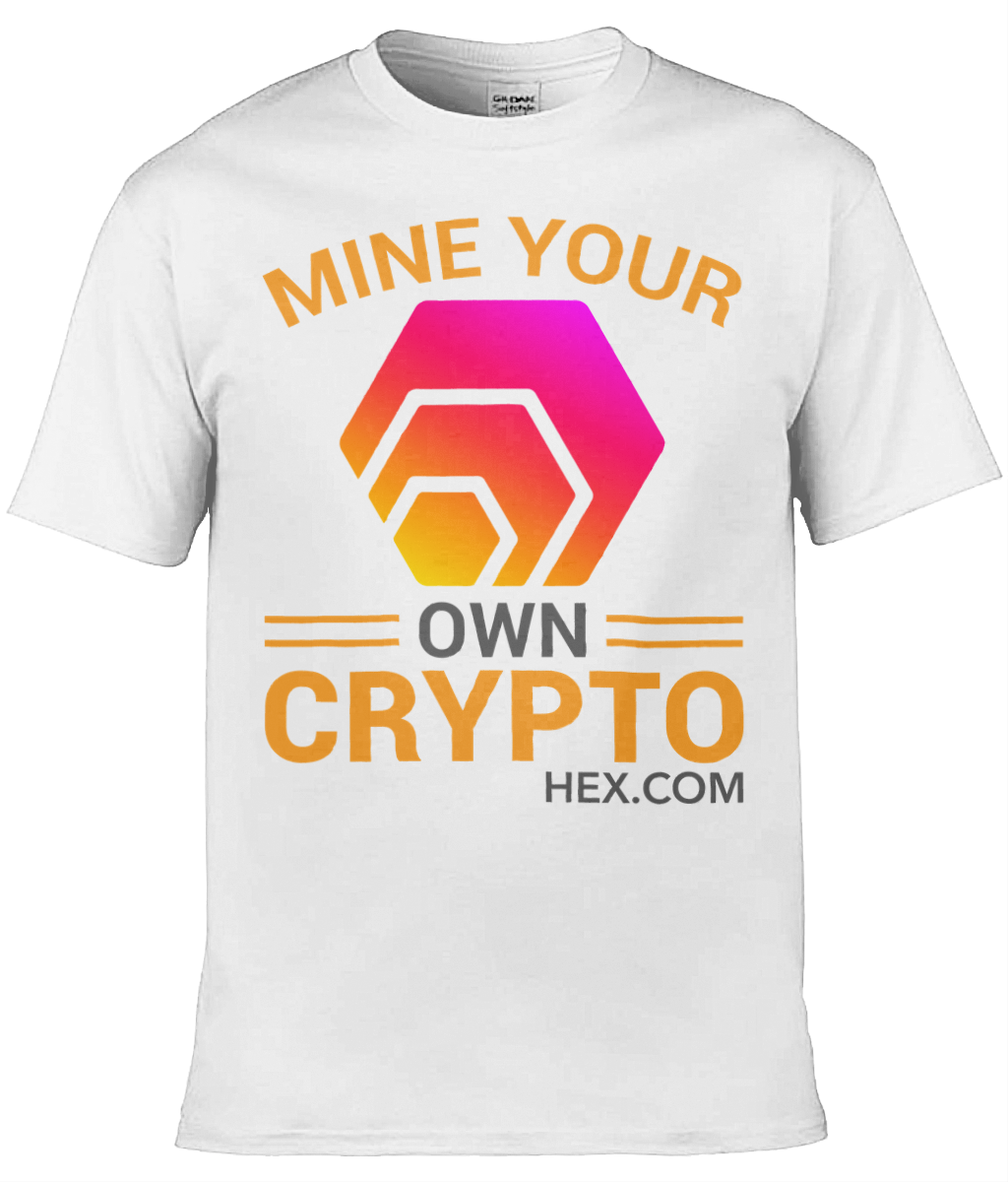 Mine Your Own Crypto T-shirt, HEX Unisex T-shirt