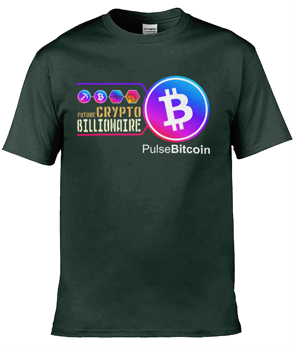 Crypto Billionaire T-shirt, PulseBitcoin Unisex T-shirt