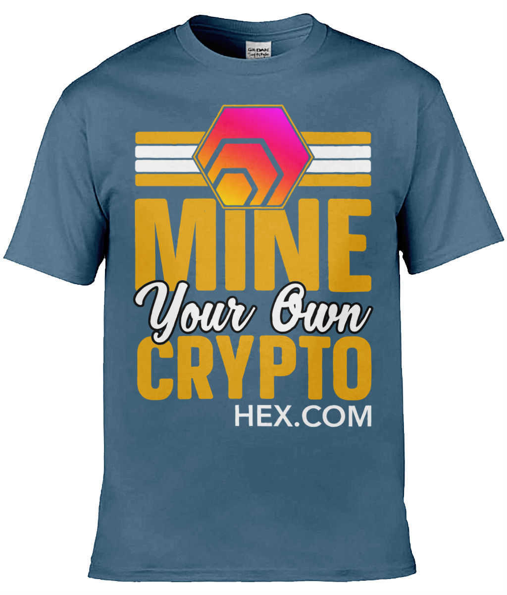 Mine Your Own Crypto T-shirt, HEX Unisex T-shirt