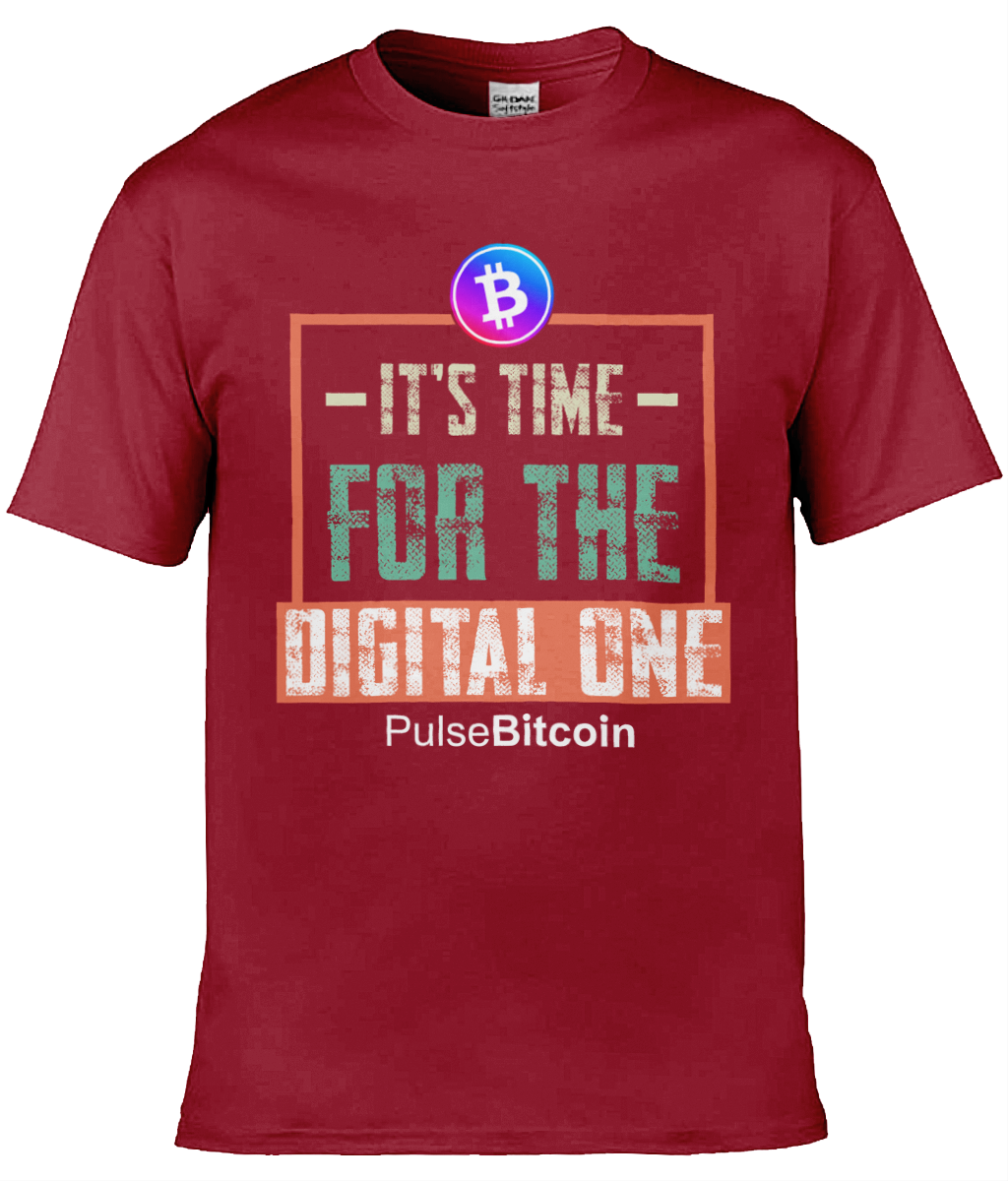 It's Time for The Digital One T-shirt, PulseBitcoin Unisex T-shirt