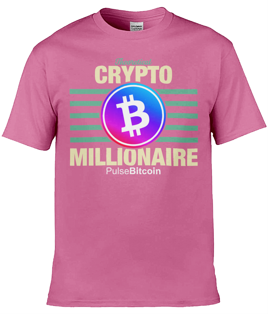 Theoretical Crypto Millionaire T-shirt, PulseBitcoin Unisex T-shirt