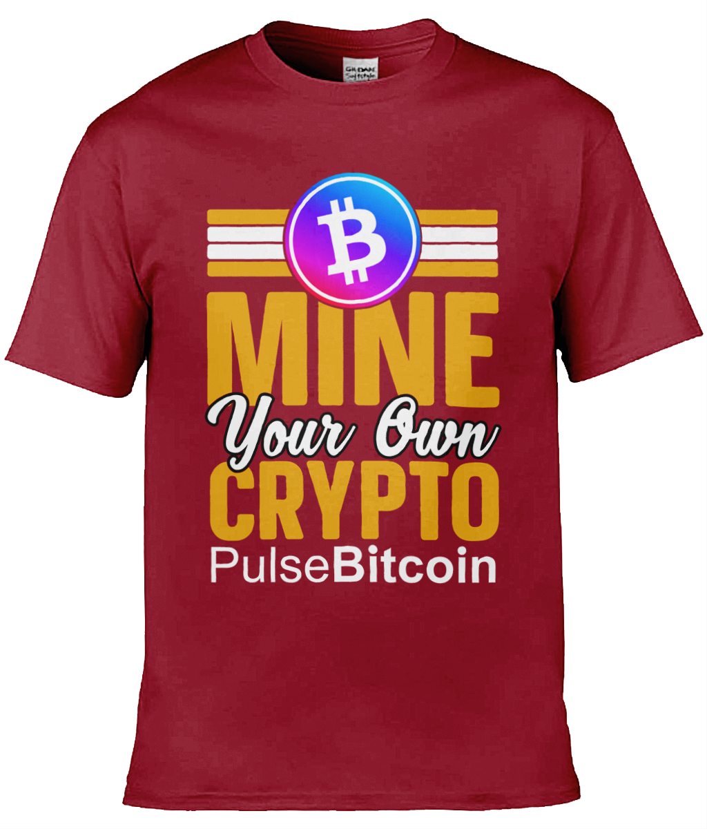 Mine Your Own Crypto T-shirt, PulseBitcoin Unisex T-shirt