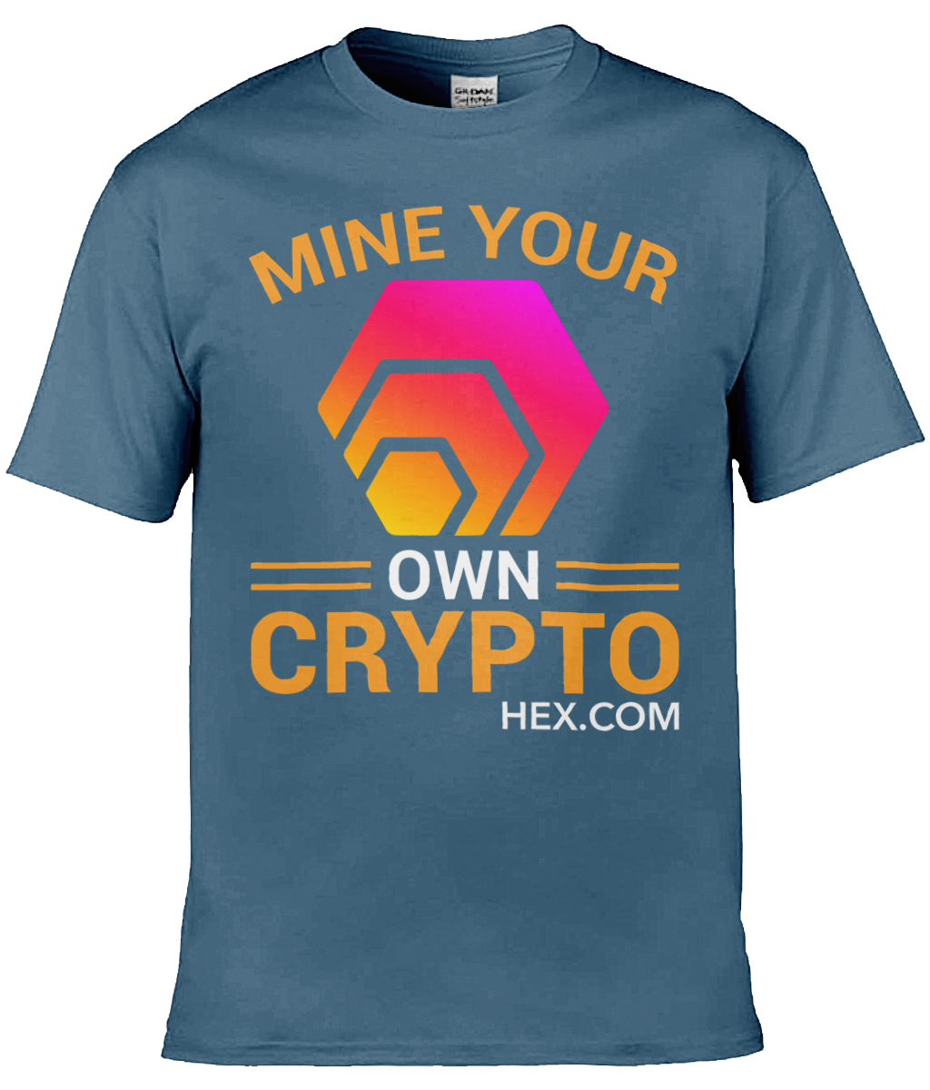 Mine Your Own Crypto T-shirt, HEX Unisex T-shirt