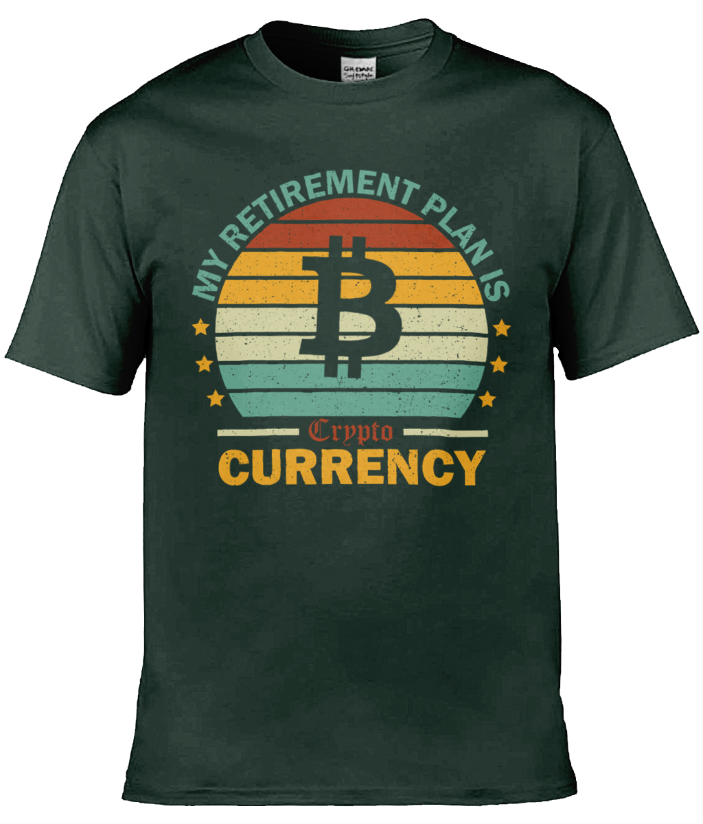 My Retirement Plan Bitcoin T-shirt, Unisex T-shirt