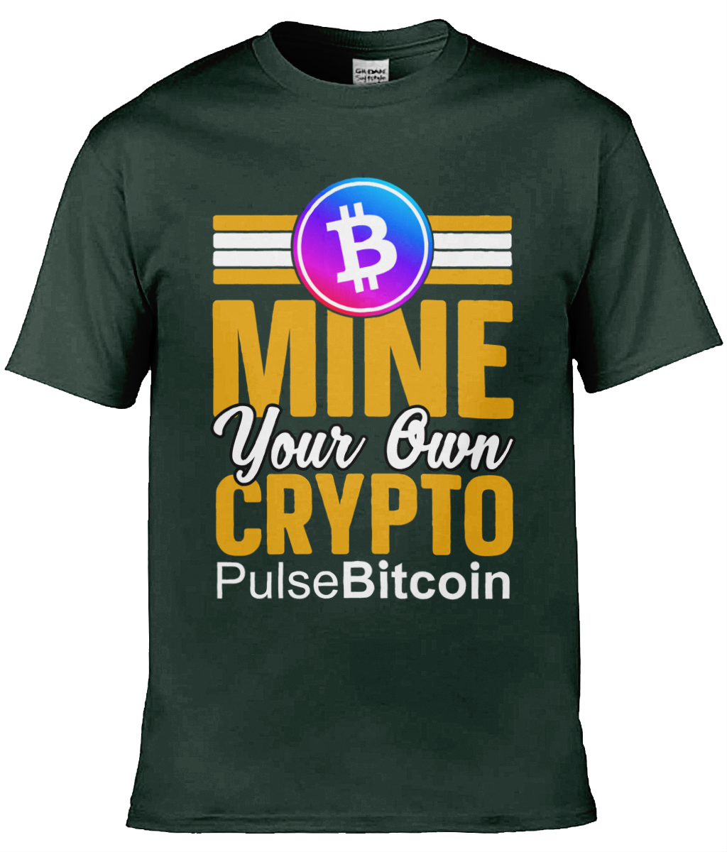 Mine Your Own Crypto T-shirt, PulseBitcoin Unisex T-shirt