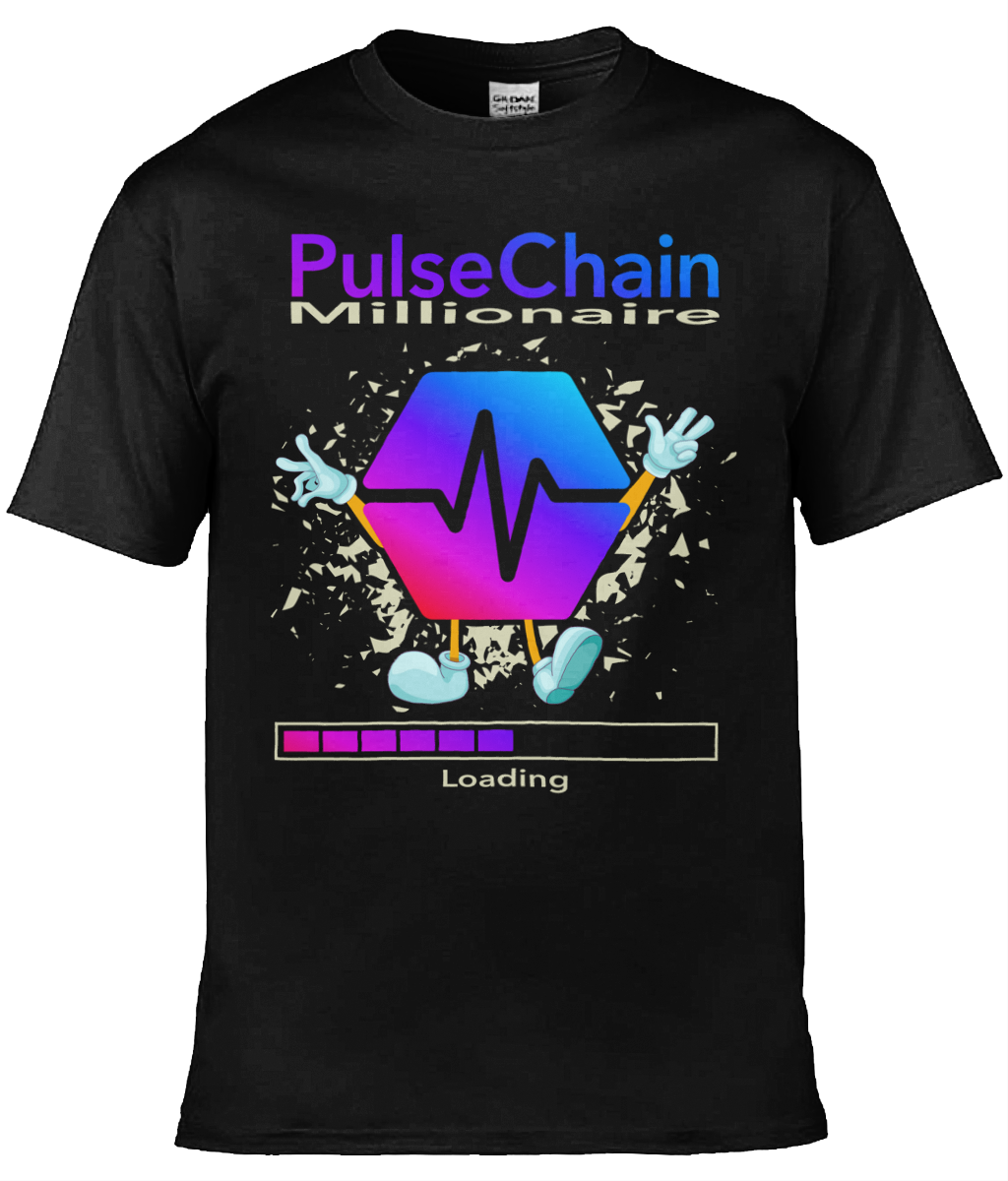 Crypto T-shirt, Pulsechain Billionaire Unisex T-shirt