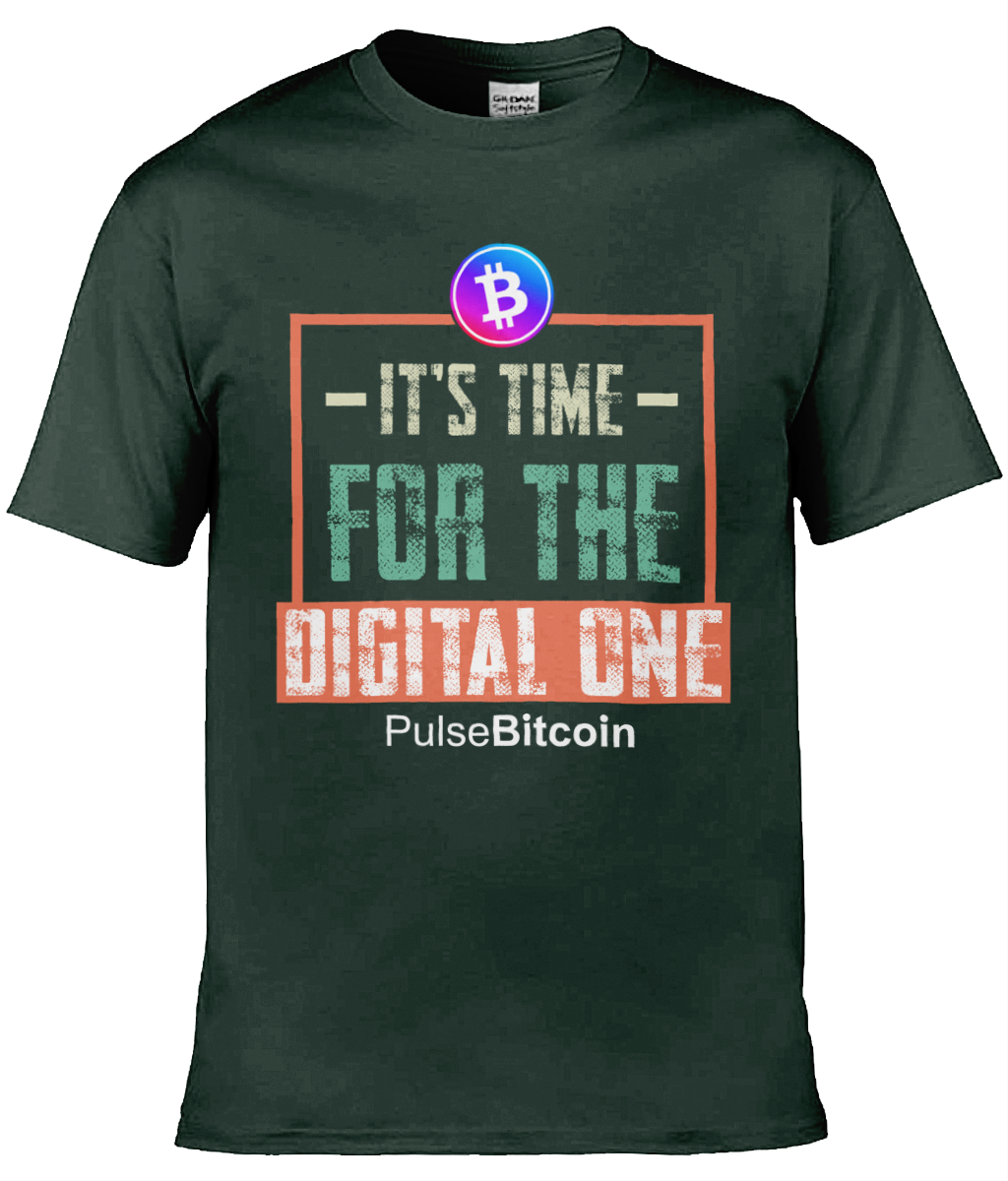 It's Time for The Digital One T-shirt, PulseBitcoin Unisex T-shirt