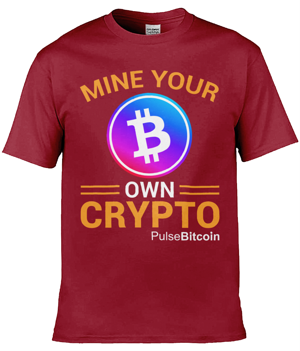 Mine Your Own Crypto T-shirt, PulseBitcoin Unisex T-shirt