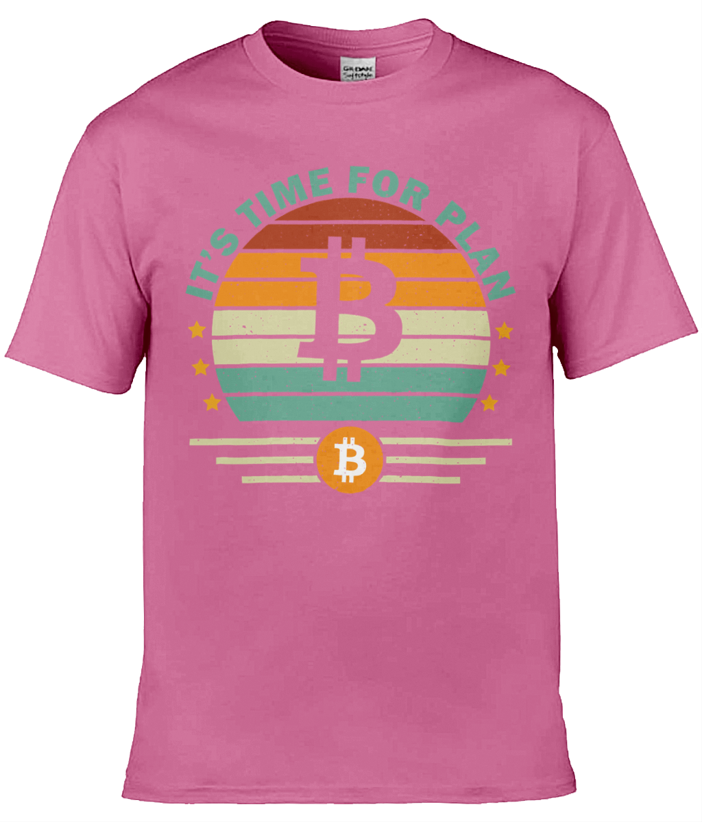 Time For Plan B Bitcoin T-shirt, Unisex T-shirt