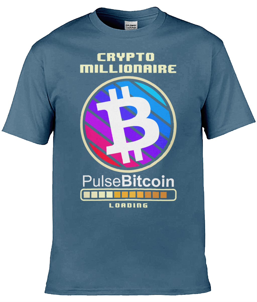 Crypto Millionaire T-shirt, PulseBitcoin Unisex T-shirt